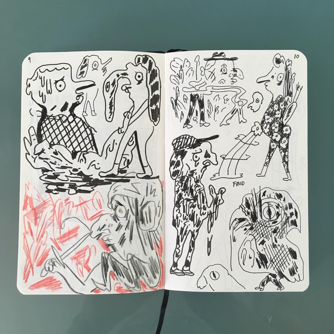 Image for brown palace pp 009 010 sketchbook